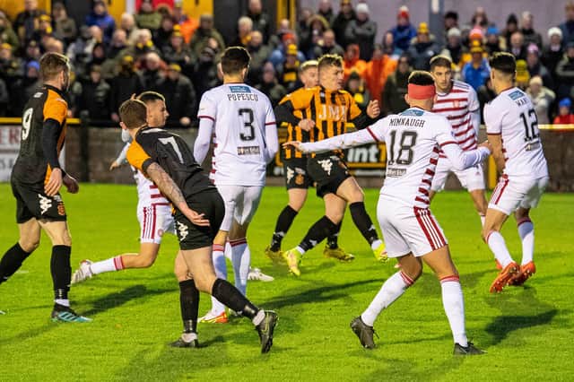Graham Wilson gives Auchinleck a 1-0 win over Hamilton Accies.