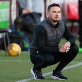 Barry Ferguson's Kelty Hearts have a 2-1 advantage over Brechin City.