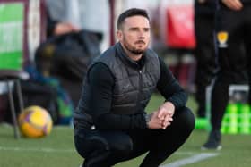 Barry Ferguson's Kelty Hearts have a 2-1 advantage over Brechin City.