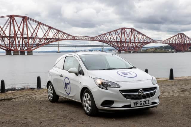 BT is to accelerate the delivery of full fibre internet to 25 million homes across the UK, including in Scotland, by December 2026, ahead of its previous target of 20 million homes. Picture: Jeff Holmes