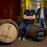 Rosebank Distillery first cask filled. Pic: Contributed