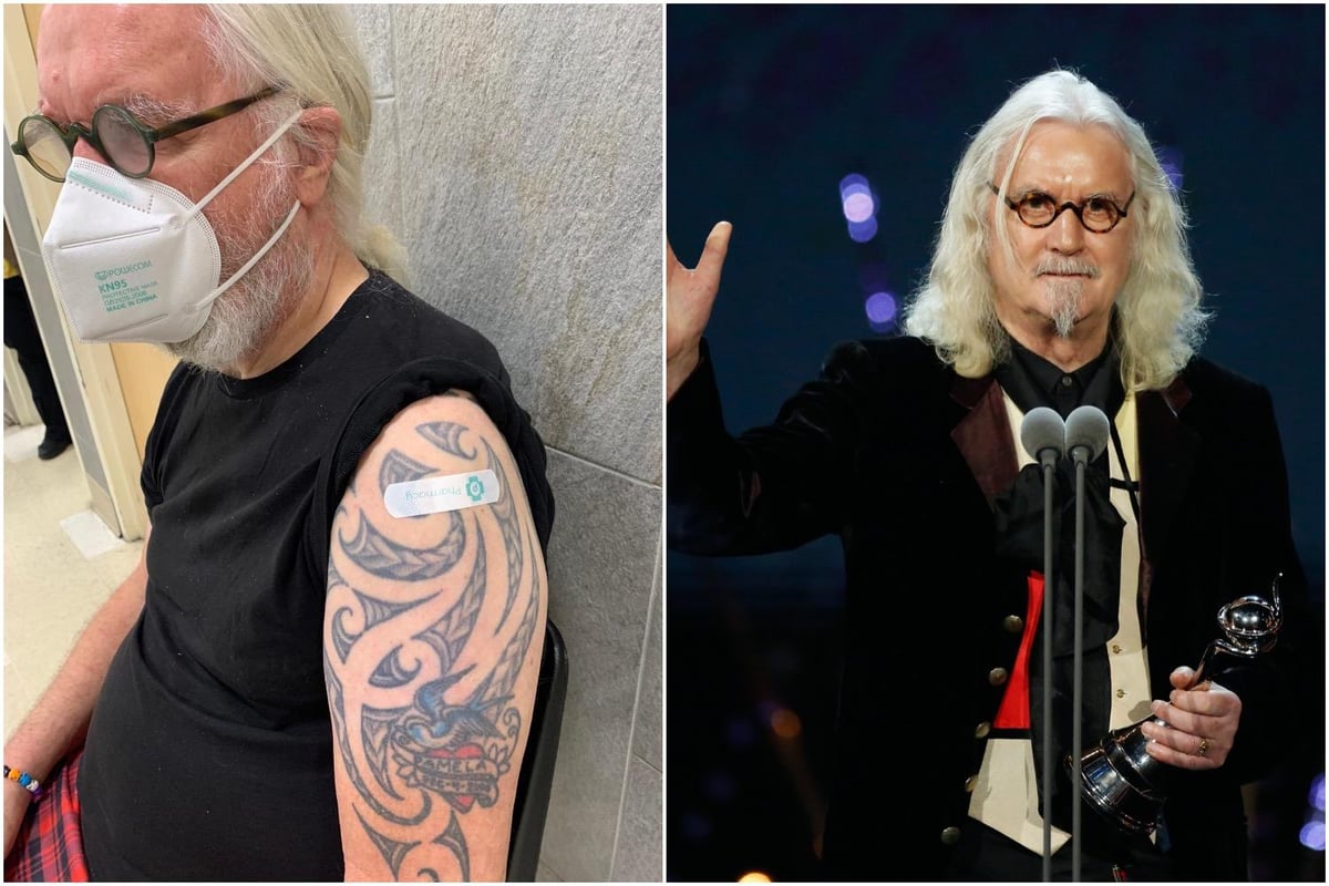 Sir Billy Connolly receives first dose of coronavirus vaccine