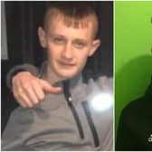 Derek Paton (left) and Leon Fitzpatrick (right) who were both killed in a crash in Wishaw picture: Police Scotland