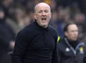 Livingston manager David Martindale was sent off late during the 4-1 defeat by Hibs.