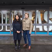 From left: Yasmin Sulaiman of CodeBase and Nicola Anderson of FinTech Scotland. Picture: Eilidh Haig.