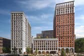 An image showing how the Central Quay student accommodation scheme in Glasgow should look when completed.