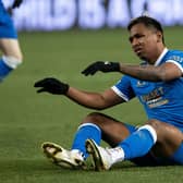 Alfredo Morelos will miss Rangers' match with Celtic due to a thigh injury.