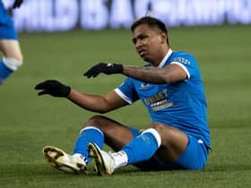 Alfredo Morelos will miss Rangers' match with Celtic due to a thigh injury.