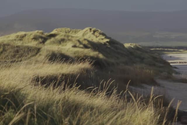 Local conservationists are warning that increasingly stormy weather and rising sea levels, driven by climate change, are causing dunes to rapidly retreat. They say golfers at the proposed new course would already be unable to complete a full round due to recent losses. Picture: Not Coul