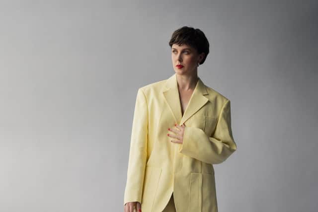 Alex Roach stars as a cyber security expert in BBC's Nightsleeper. Pic: Photographer: Craig Gibson, Styling: Cassandra Walker, Make-up: Min Sandhu, Hair: Chad Maxwell, Clothing credits: Suit – Jacq