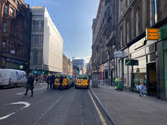Police Scotland are currently responding to an ongoing incident at Glasgow Central Station.