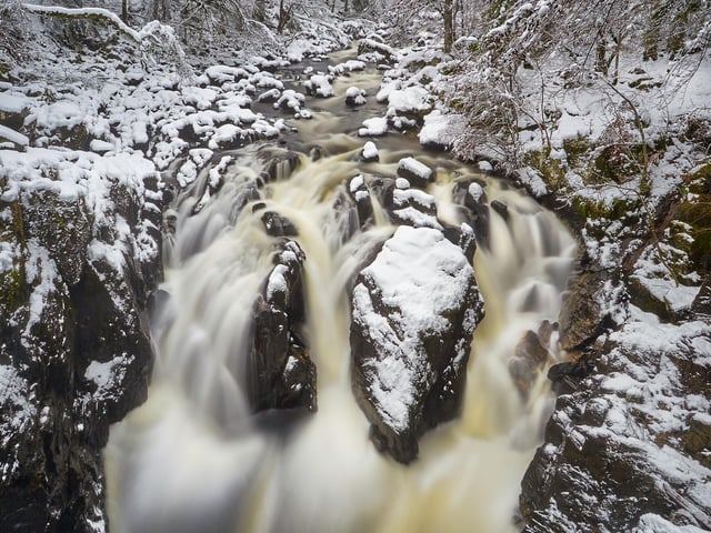 There's never a bad time to visit the Hermitage, in Perthshire, which is one of Scotland's most beautiful year-round walks. Located just off the A9 near Dunkeld, this wooded walk peppered with ethereal Victorian follies and waterfalls is particularly lovely - and quiet - in winter.