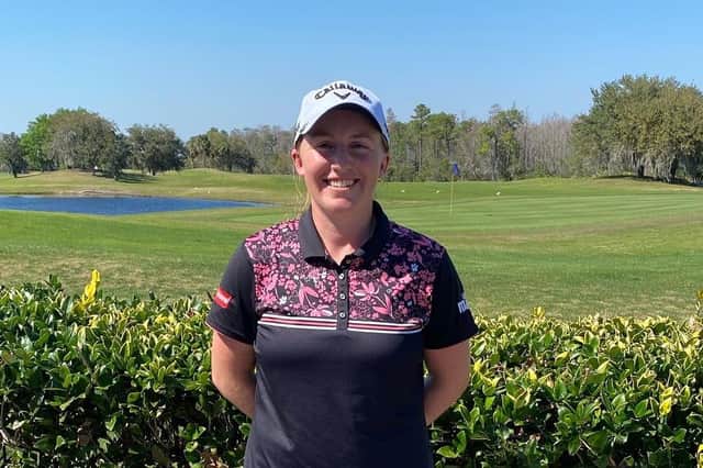 Gemma Dryburgh was delighted after landing a seven-shot success in an event on the National Women's Golf Association circuit in Florida