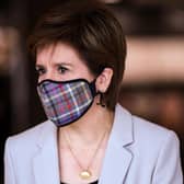 First Minister Nicola Sturgeon will make an announcement on the wearing of face masks next week