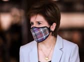 First Minister Nicola Sturgeon will make an announcement on the wearing of face masks next week