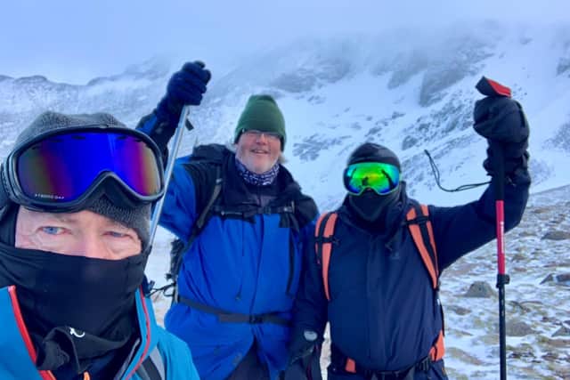 Members of the team have been training in Scotland ahead of their Everest expedition.