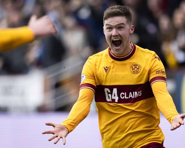Motherwell's Blair Spittal has reportedly agreed to join Hearts next season. (Photo by Craig Foy / SNS Group)