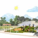 A sketch impression of the planned St Kevin's Community Hub.