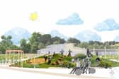 A sketch impression of the planned St Kevin's Community Hub.