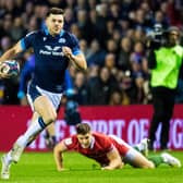 Blair Kinghorn played 67 minutes at full-back for Scotland against Wales, scoring a try in the 35-7 win. (Photo by Ross Parker / SNS Group)