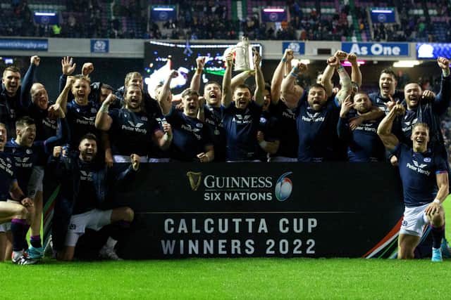 Scotland lifted the Six Nations trophy last year with a win over England at BT Murrayfield.