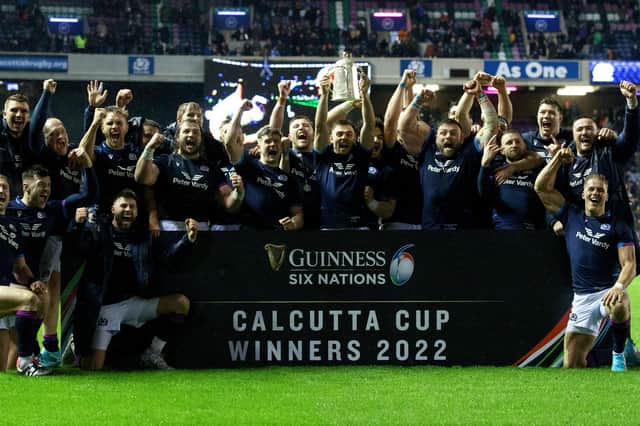 Scotland lifted the Six Nations trophy last year with a win over England at BT Murrayfield.