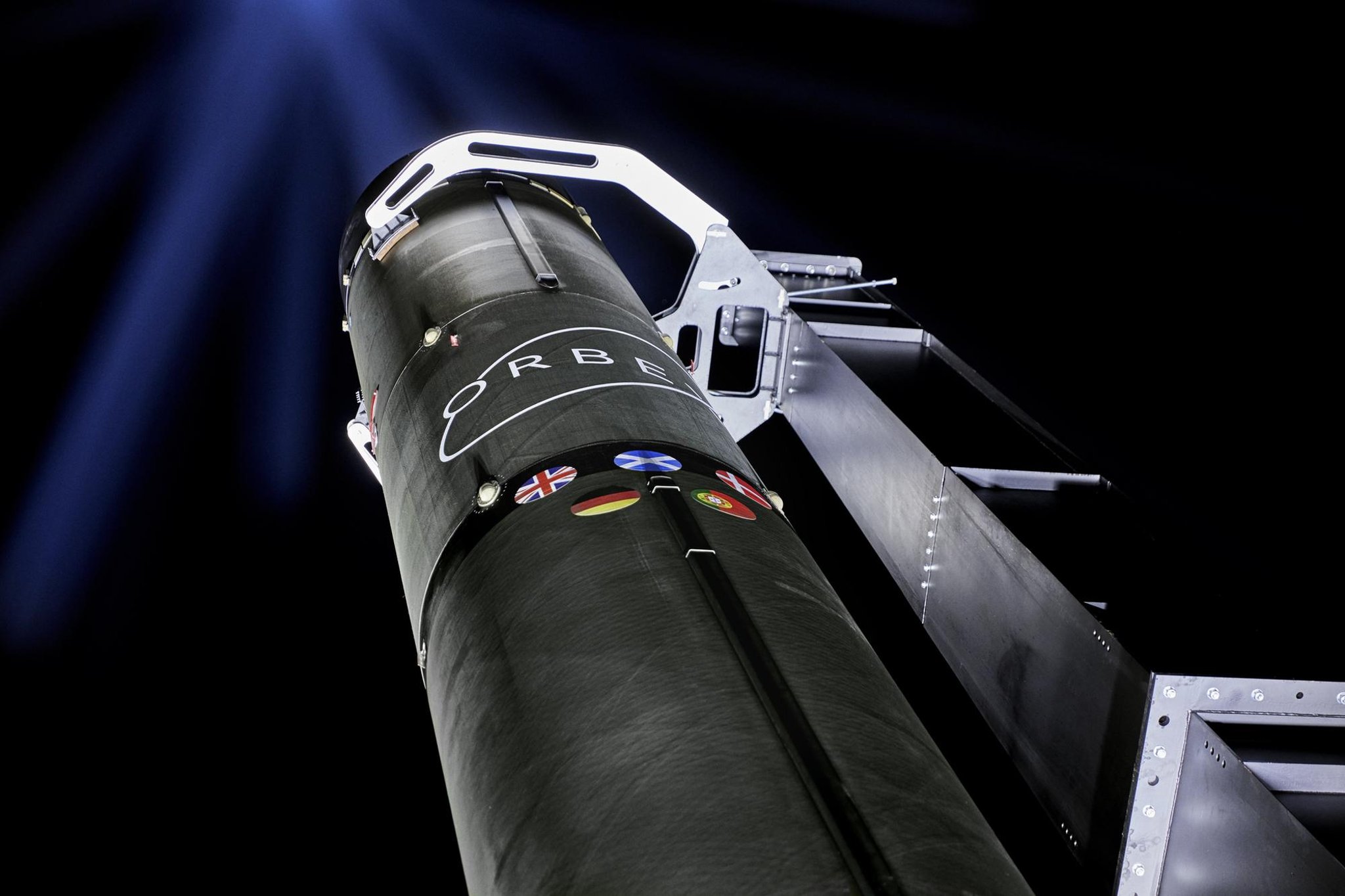 Preparing for blast-off: The 62ft long Orbex Prime space rocket will launch from a site in Sutherland