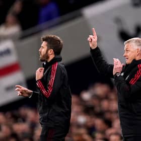 Former Manchester United manager Ole Gunnar Solskjaer (right) and assistant manager Michael Carrick who will take charge of the forthcoming games (John Walton/PA Wire)