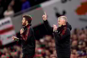 Former Manchester United manager Ole Gunnar Solskjaer (right) and assistant manager Michael Carrick who will take charge of the forthcoming games (John Walton/PA Wire)