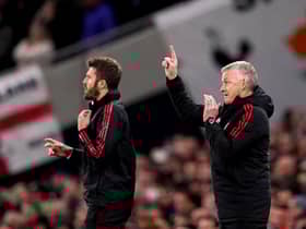 Former Manchester United manager Ole Gunnar Solskjaer (right) and assistant manager Michael Carrick who will take charge of the forthcoming games (John Walton/PA Wire)