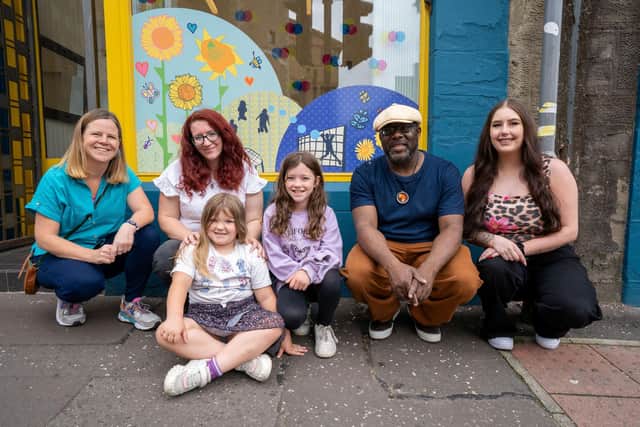 Louise Kirby (far left), Charley Griffin and daughters, Chika Inatimi and Christie Wanless
