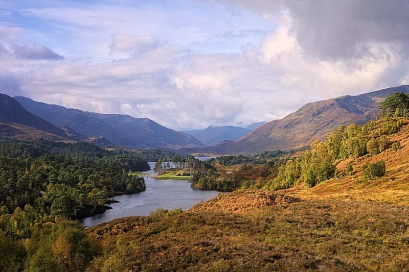 This freshwater loch is situated within Glen Affric. Visit Scotland said: “Glen Affric is a magical mix of native woods, glistening lochs and haunting moorland.”