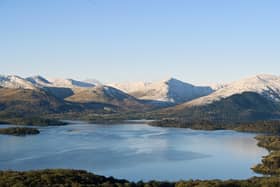 Views of snow capped mountains from Conic Hill in the Loch Lomond and the Trossachs Parks, one of Scotland's national parks (pic: John Devlin)