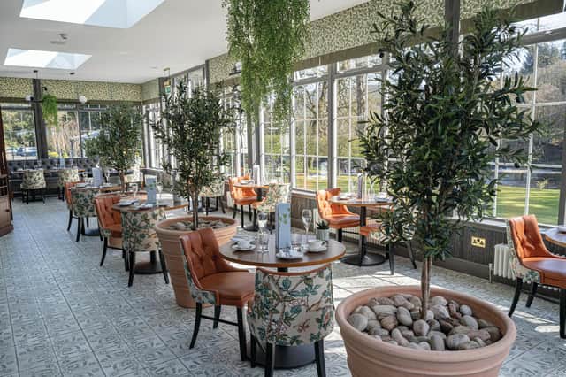 The Orangery at Dunkeld House Hotel is the perfect place to enjoy an afternoon repast
