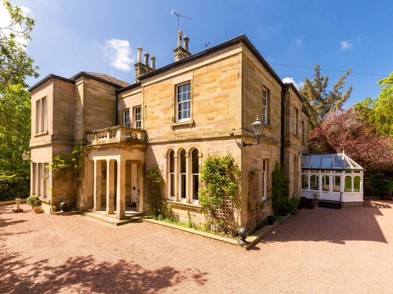 Located between the villages of Eskbank and Newtongrange, and in walking distance to both, Craigesk House is eight miles from Edinburgh city centre and has access to plenty of local amenities. The popular Sun Inn is just on the other side of the A7 from the home’s private gates.