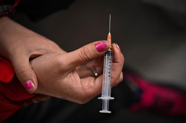 A UK advisory committee on the misuse of drugs recommended the introduction of safe rooms for addicts in 2016 but the idea was not taken up by ministers (Picture: Jeff J Mitchell/Getty Images)