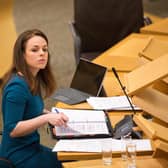 Kate Forbes appeared to be in command of her brief as Finance Secretary (Picture: Robert Perry/Getty Images)