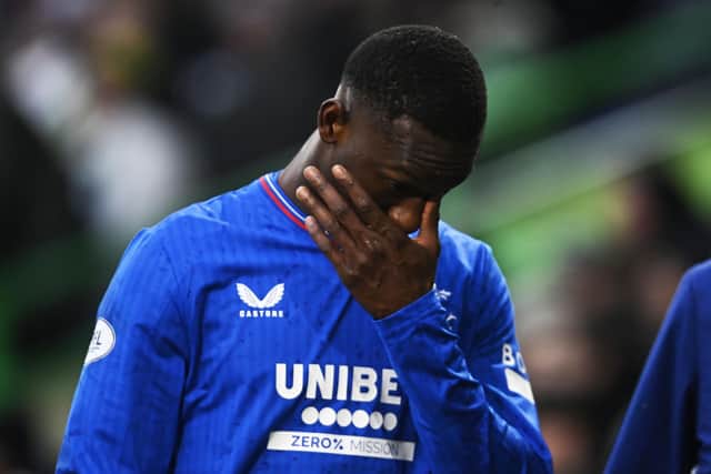 Rangers forward Abdallah Sima could be out for a number of months.