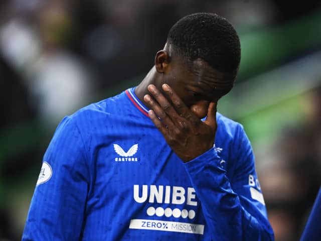 Rangers forward Abdallah Sima could be out for a number of months.