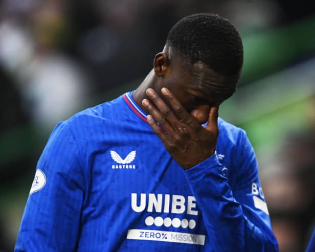 Rangers forward Abdallah Sima could be out for a number of months.