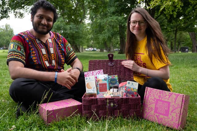 Social Stories Club founders Karis Gill (right) and Aayush Goyal have benefited from the support programme. Picture: contributed.