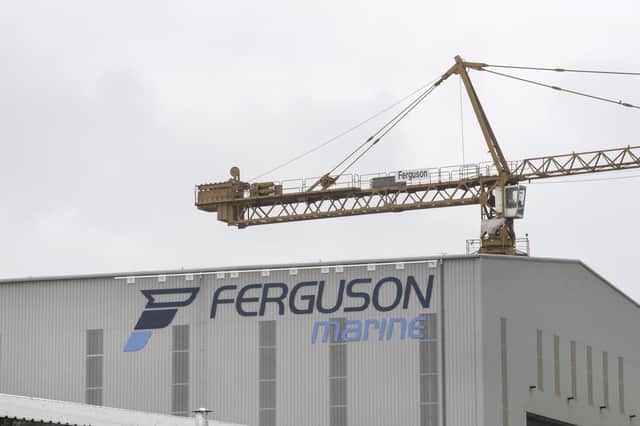 The procurement of the ferries from Ferguson Marine has seen problems arise.