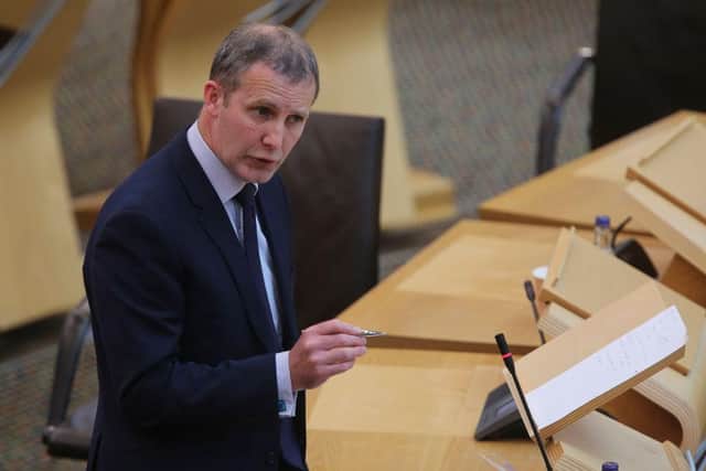 Speaking on Good Morning Scotland, Transport Secretary Michael Matheson said the proposals would force international arrivals “to self-isolate in a location designated for them for that period.” (Photo by Fraser Bremner - WPA Pool/Getty Images)