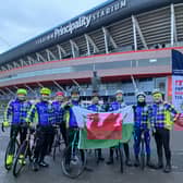 Pictured, left to right, are the Lasswade group - Craig Adam, Andy Cannon, Craig Brown, Craig Mackay, Scott Walkingshaw, Kevin Greig, Sean Hadden, Michael Farquhar. Picture: Contributed