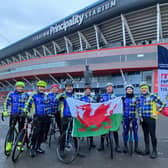 Pictured, left to right, are the Lasswade group - Craig Adam, Andy Cannon, Craig Brown, Craig Mackay, Scott Walkingshaw, Kevin Greig, Sean Hadden, Michael Farquhar. Picture: Contributed