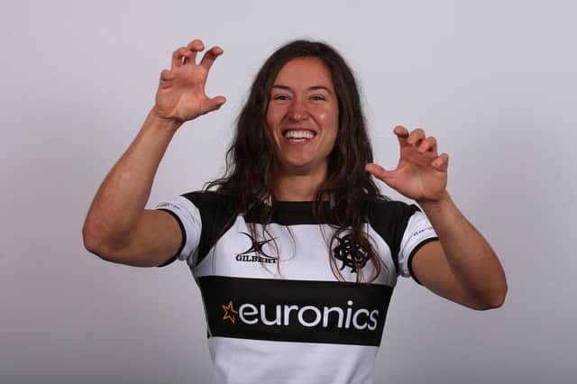 Rhona Lloyd faced South Africa Women at Twickenham on Saturday with the Barbarians. (Photo by Steve Bardens/Getty Images for Barbarians)