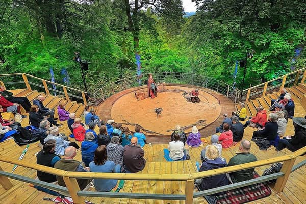 Adventures with the Painted People at Pitlochry Festival Theatre's newly built 80-seat Amphitheatre