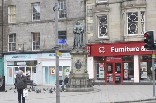 Speaker's Corner at the foot of Leith Walk