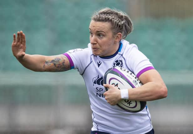 Scotland full-back Chloe Rollie has been awarded a full-time contract. (Picture: Ross MacDonald - SNS Group)