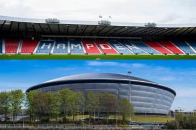 Hampden and the Hydro will be subject to the new rules for venues over 10,000 capacity. Pictures: SNS